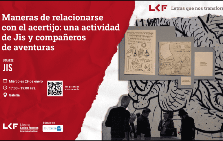 ¡No te pierdas este evento con Jis en la Librería Carlos Fuentes! ESPECIAL