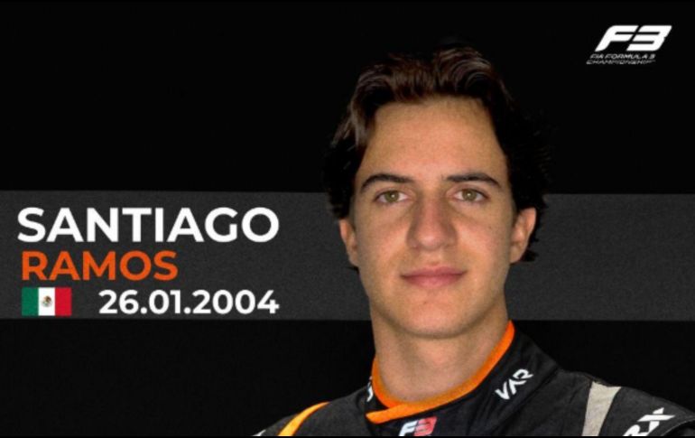 El volante tapatío de 21 años de edad vivirá su segundo año en F3. Instagram/ @santiago_ramosoficial.