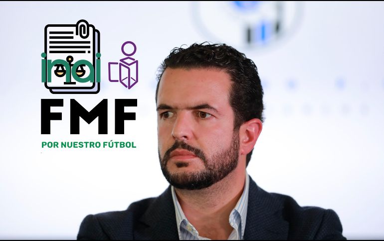 Íñigo Riestra, secretario general de la FMF, en la conferencia del recuento de daños de aquel Querétaro vs Atlas del 2022.  IMAGO7 / ARCHIVO