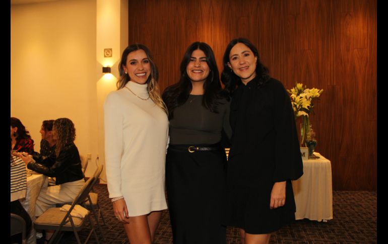 Verónica Bugarin, Jaqueline Ahumada y Majo Díaz del Castillo. GENTE BIEN JALISCO / E. Escamilla