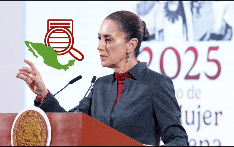 Sheinbaum y el gobierno del estado investigan las fosas clandestinas en Casas Grandes, Chihuahua. EFE/M. Guzmán