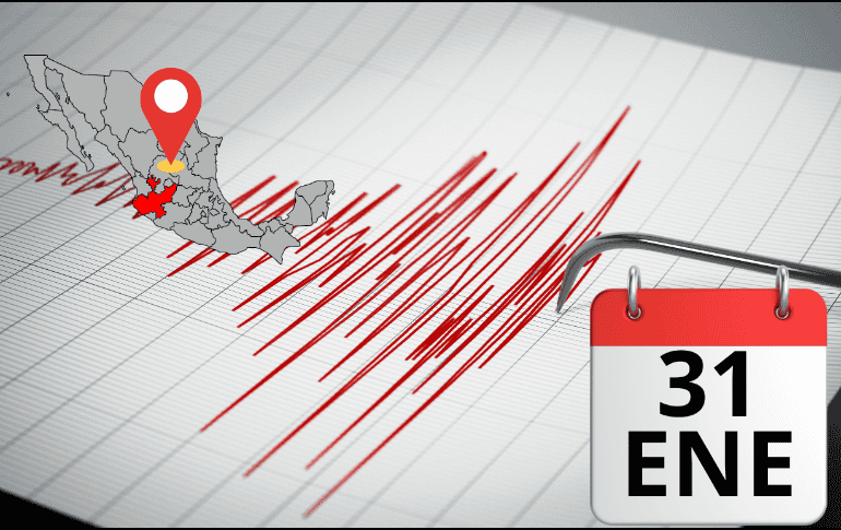 De acuerdo con el SSN, la magnitud del sismo que se logró sentir en Jalisco fue de 4.5. CANVA/ ESPECIAL