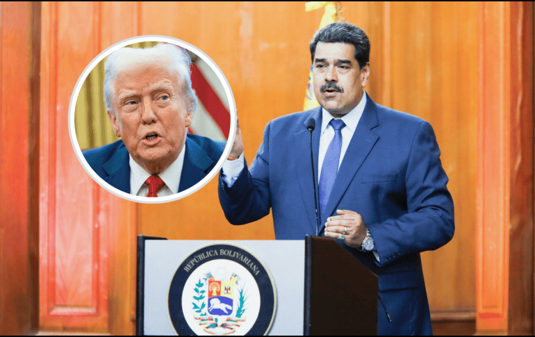 Trump no ve a Maduro como presidente de Venezuela a pesar de enviar un visitante por negociaciones. EFE/P.MIRAFLORES/B. CASH