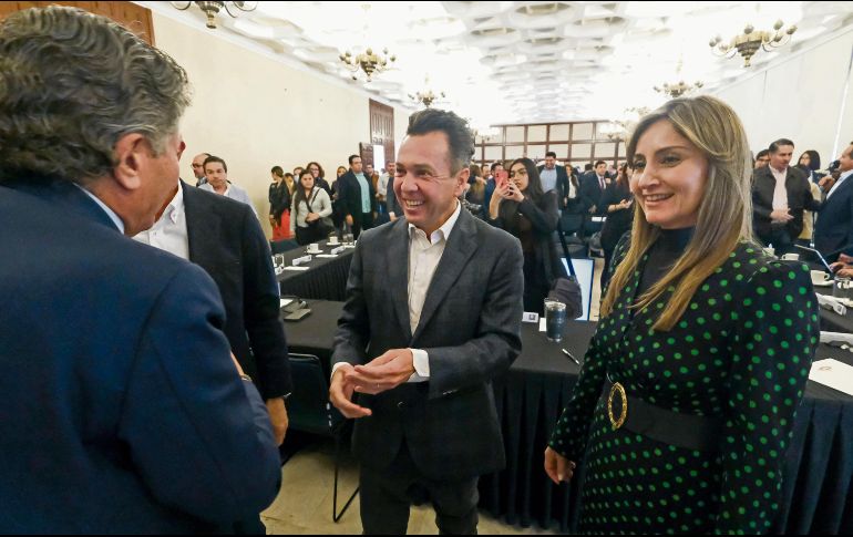 Pablo Lemus anunció el ejercicio ciudadano junto con la secretaria Cantero. ESPECIAL