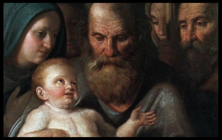 «Mis ojos han visto a tu Salvador, al que has preparado para bien de todos los pueblos» WIKIPEDIA/«Simeón con Jesús en brazos», de Alekséi Yegórov