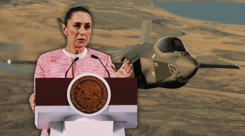 La Presidenta Claudia Sheinbaum Pardo se pronunció este martes sobre el avión de Estados Unidos que voló cerca del territorio aéreo mexicano. EFE  / ARCHIVO / J. Méndez