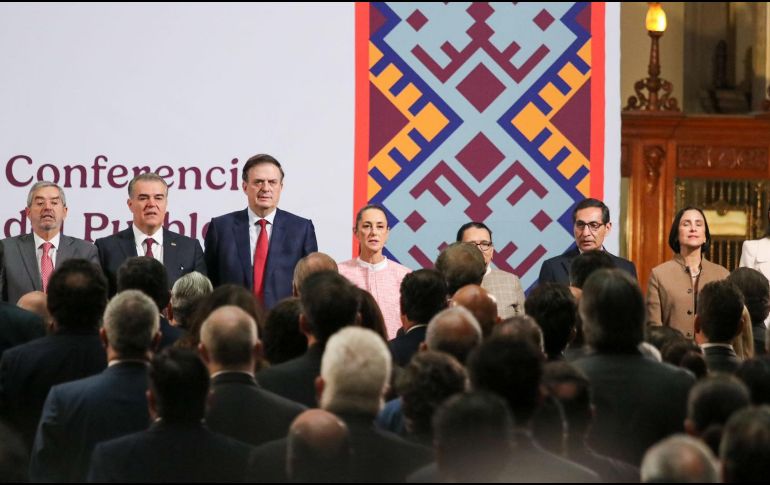 Agradeció al sector empresarial por el apoyo brindado ante el anuncio del presidente Donald Trump de imponer aranceles del 25 por ciento. SUN / A. SÁNCHEZ