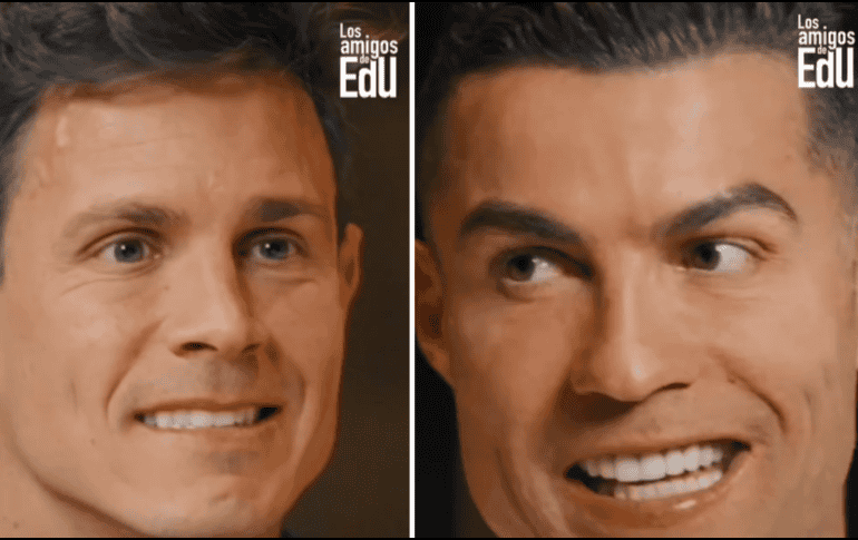 Cristiano Ronaldo aseguró que siempre tuvo una buena relación con el futbolista argentino Lionel Messi. “Nunca. Era al revés. Compartimos 15 años en el stage de los premios y siempre nos llevamos muy bien”, afirmó el portugués. TikTok/ @LosAmigosdeEduTV