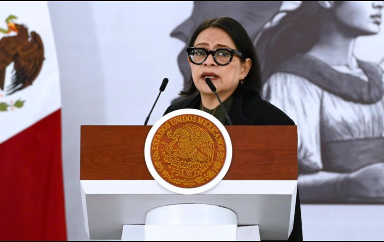 Emilia Calleja, directora de la CFE, anunció el proyecto que es parte del plan de expansión de la red. EFE / Presidencia de Mexico