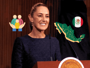 La presidenta de México, Claudia Sheinbaum, habla durante un acto protocolario sobre la defensa a México ante EU. EFE/ S. A. Angeles