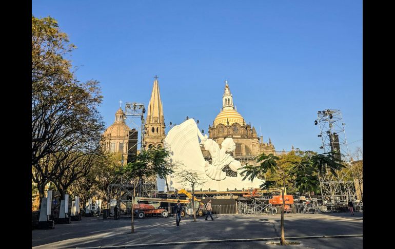 Con cinco distintos espacios de espectáculo un recorrido de dos kilómetros, GDLuz está listo para comenzar el próximo 12 de febrero, en un horario de las 19:30 a las 23:00 horas con eventos especiales cada hora, y hasta el 16 de febrero. EL INFORMADOR / A. Navarro