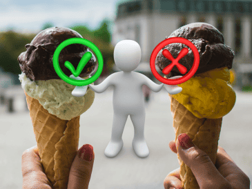 Los helados de crema y agua son muy diferentes en su composición. PEXELS / CANVA