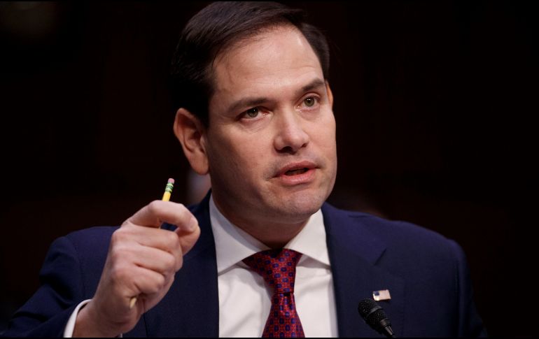 Marco Rubio, advirtió este martes sobre la posibilidad de aplicar sanciones 