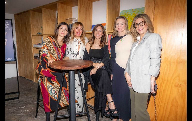 Vene Sañudo, Paola Portela, Elena Alti, Susana Ordovas y Claudia Grajales. GENTE BIEN JALISC/ A. Rodríguez
