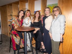 Vene Sañudo, Paola Portela, Elena Alti, Susana Ordovas y Claudia Grajales. GENTE BIEN JALISC/ A. Rodríguez