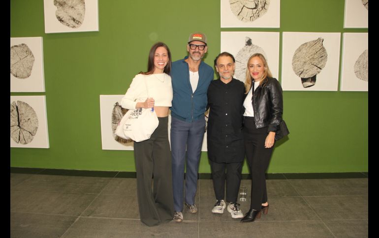 Casia Romero, Oscar Naveja, Fernando Sandoval y Cristina Aguilar. GENTE BIEN JALISCO / E. Ecamilla