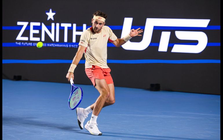 Casper Ruud “The Iceman” disputó el último juego que logró ganar  3-0. EL INFORMADOR / A. Navarro