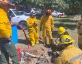 Se capacitaron a 35 bomberos y cinco voluntarios de Tlajomulco, El Salto, Acatlán de Juárez y Jocotepec. ESPECIAL