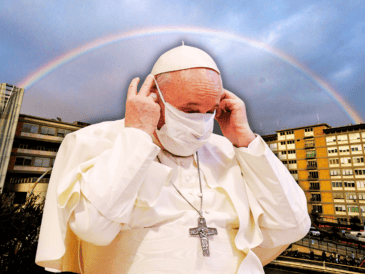 A pesar de su hospitalización, Francisco volvió anoche a hablar con la parroquia de la Sagrada Familia, la única iglesia católica de Gaza. EFE / M. Percossi / ARCHIVO