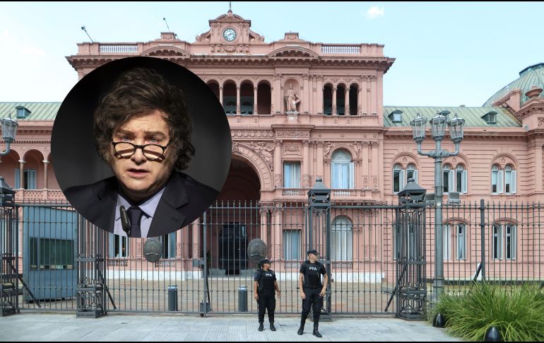 La bolsa de valores de Argentina sufrió una abrupta caída ante el suceso de la criptomoneda $LIBRA, promocionada por Milei. EFE / AP / ARCHIVO