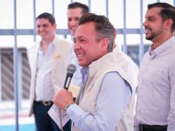 El gobernador busca que en Jalisco haya un sistema de salud sólido y que se diferencie de la situación que está pasando a nivel federal. CORTESÍA.