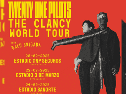 Twenty One Pilots regresa a Guadalajara, después de casi seis años. X / @ocesa_rock