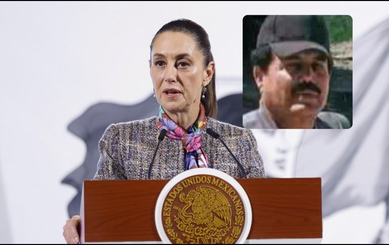 La Presidenta de México, Claudia Sheinbaum, durante 