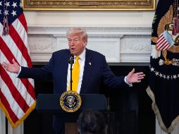 A finales de enero, en declaraciones a la prensa en la Casa Blanca, Trump ya había advertido de que no permitirá la compra de petróleo venezolano como hizo Biden. EFE/F. GHUNG/POOL