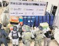Desde que inició la ola de violencia en Sinaloa han aumentado los decomisos de drogas y armas. AFP/Ejército Mexicano