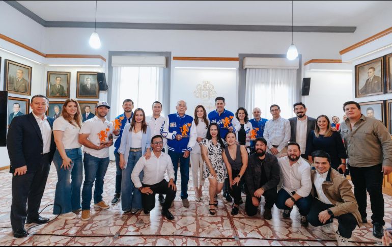 Los Charros de Jalisco continúan recibiendo reconocimientos por la obtención de su tercer título de la Liga Mexicana del Pacífico. CORTESÍA.