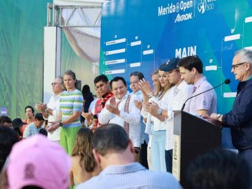 Se dieron cita en el Yucatán Country Club para inaugurar de manera oficial la competencia que se desarrollará del 24 de febrero al 2 de marzo. CORTESÍA/ Mérida Open.