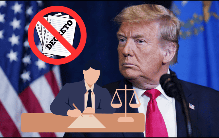 Una jueza bloquea indefinidamente la congelación de fondos federales que pedía Trump. AP Photo/E. Vucci/CANVA.