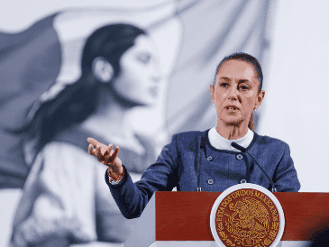 Claudia Sheinbaum, en "La Mañanera del Pueblo" de este miércoles. EFE / I. Esquivel