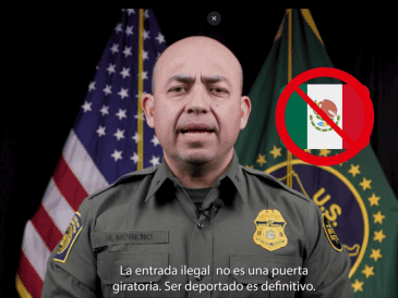 Según Moreno, se están empleando todos los recursos del estado para asegurar que la entrada ilegal tenga consecuencias. X/ @USEmbassyMEX