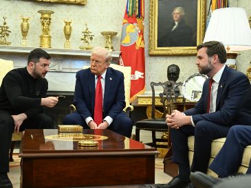 Trump afirmó que será "muy difícil" negociar con el líder ucraniano. AFP / S. Loeb