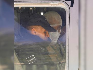 Rafael Caro Quintero, durante su traslado a Estados Unidos. EFE