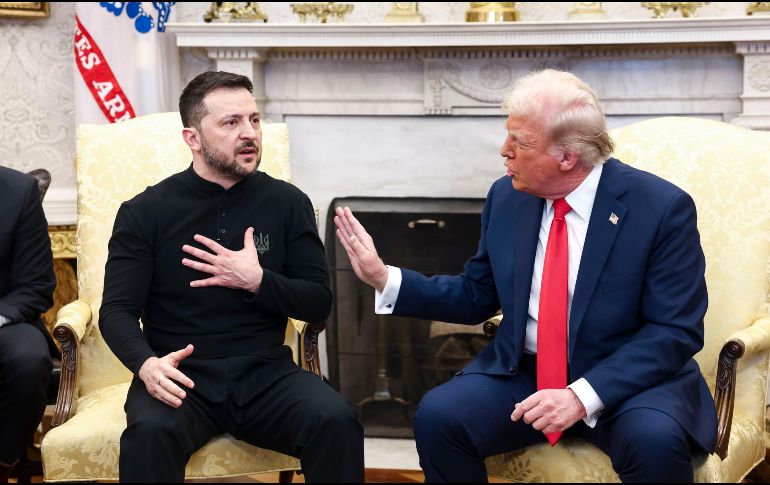 Zelenski canceló un evento pactado en Washington tras su discusión con Trump. EFE/J. Lo Scalzo