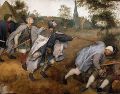 «¿Puede acaso un ciego guiar a otro ciego?». WIKIPEDIA/«La parábola de los ciegos», de Pieter Brueghel el Viejo