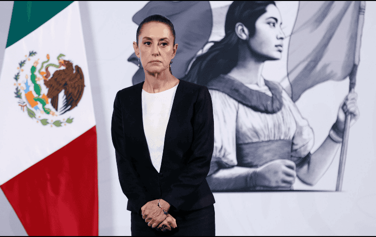 Claudia Sheinbaum dice que primero esperará la llamada del jueves con Donald Trump, con la expectativa de que se suspendan los aranceles de aquí al domingo. SUN / D. S. Sánchez