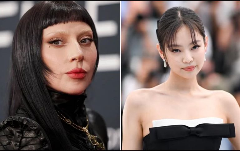 Dos álbumes muy esperados para los fanáticos de la música pop: Lady Gaga y Jennie. EFE / AP / ARCHIVO