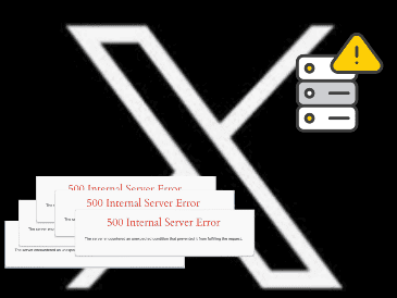 Usuarios de la red social X, antes Twitter, reportan la caída de la aplicación desde la madrugada de este lunes 10 de marzo. ESPECIAL / CANVA