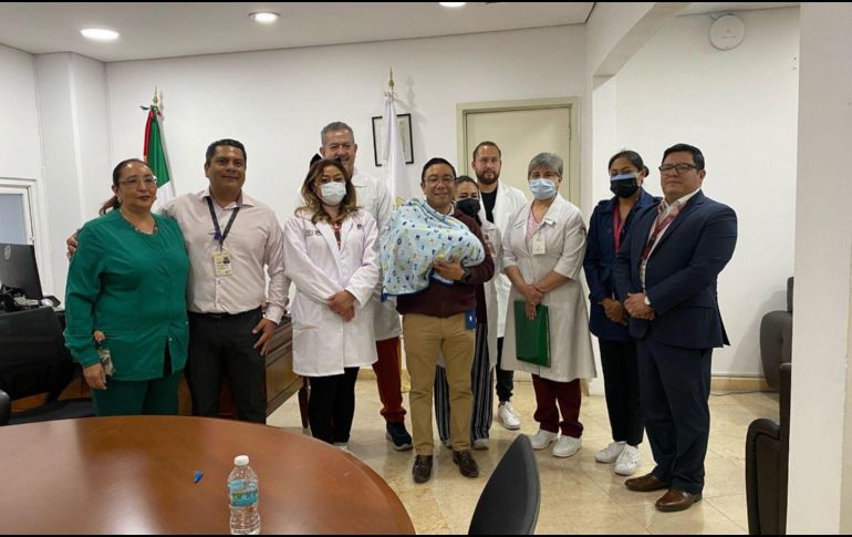 Bebé recientemente abandonado ha sido dado de alta con excelentes condiciones. CORTESÍA