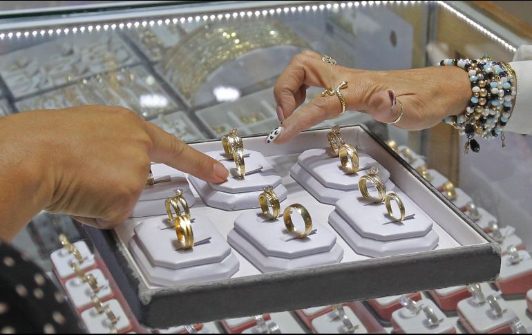 En lo que va de 2025, la cotización del oro ha registrado un alza de 13.8%. EL INFORMADOR/Archivo