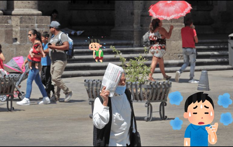 Una circulación anticiclónica en niveles medios de la atmósfera y el bajo contenido de humedad provocarán un ambiente que irá de caluroso a muy caluroso en la mayor parte de la República Mexicana. EL INFORMADOR / ARCHIVO