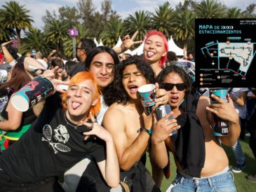 Estos son los estacionamientos que el Vive Latino dispondrá para sus asistentes. SUN / ARCHIVO