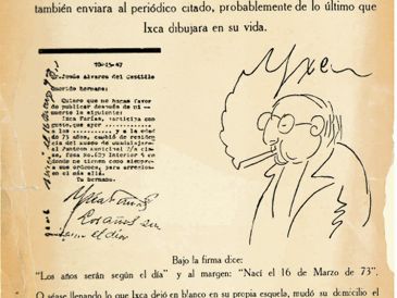 Esquela que el propio Ixca Farías redactó para su muerte.