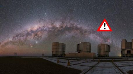 La contaminación lumínica del INNA haría que el cielo chileno fuese un 35 % más brillante. ESPECIAL / Canva / elt.eso.org