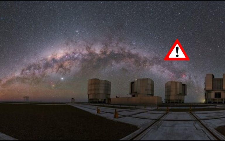 La contaminación lumínica del INNA haría que el cielo chileno fuese un 35 % más brillante. ESPECIAL / Canva / elt.eso.org