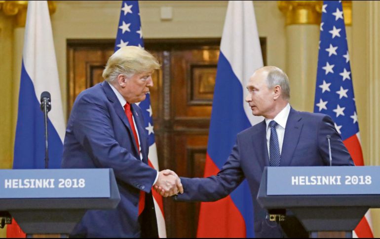Durante su primera presidencia (2017-2021), Donald Trump desarrolló una estrecha relación con Vladímir Putin, misma que busca aprovechar para darle punto final a la guerra que sostienen Rusia y Ucrania desde febrero de 2022. AP