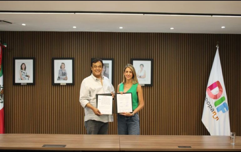 El director general del IDEFT, Salvador Cosío Gaona agregó que con la firma del convenio se pretende ir más allá de los cursos tradicionales. CORTESÍA.